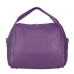 Дамска чанта от естествена кожа Evelyn, лилава