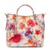 Дамска чанта от естествена кожа с цветя Fabiana FF4