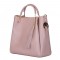 Дамска чанта от естествена кожа Fabiana, розова