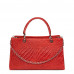 Дамска чанта от естествена кожа Madalina, червена