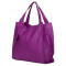Дамска чанта от естествена кожа Naomi, лилава