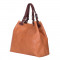 Дамска чанта от естествена кожа Natalie, оранжева