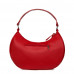 Чанта от естествена кожа Cristina, червена