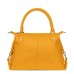 Дамска чанта от естествена кожа Francesca, жълта
