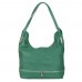Чанта от естествена кожа Lucy, зелена