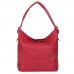 Дамска чанта от естествена кожа Mia, червена