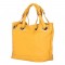 Дамска чанта от естествена кожа Stella, жълта