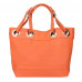 Дамска чанта от естествена кожа Stella, оранжева