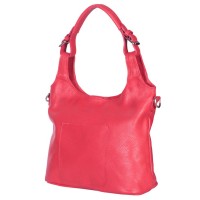 Дамска чанта от естествена кожа Serena, червена