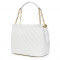 Дамска чанта от естествена кожа Paloma, бяла