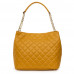 Дамска чанта от естествена кожа Paloma, жълта