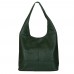 Дамска чанта от естествена кожа Aida, зелен