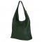 Дамска чанта от естествена кожа Aida, зелен