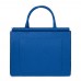 Чанта от естествена кожа Giorgia, синя
