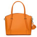 Дамска чанта от естествена кожа Gabriella, оранжева