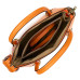 Дамска чанта от естествена кожа Gabriella, оранжева