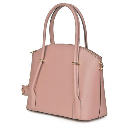 Дамска чанта от естествена кожа Gabriella, розова