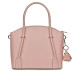Дамска чанта от естествена кожа Gabriella, розова