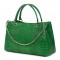 Дамска чанта от естествена кожа Ramona, зелена