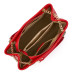 Дамска чанта от естествена кожа Azaleea, червена