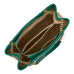 Дамска чанта от естествена кожа Azaleea, зелена