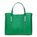 Дамска чанта от естествена кожа Carolina, зелена