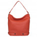 Дамска чанта от естествена кожа Cellia, оранжева
