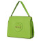 Дамска чанта от естествена кожа Delia, светло зелена