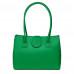 Дамска чанта от естествена кожа Fiona, зелена