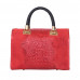 Дамска чанта от естествена кожа Giovanna, червена