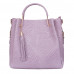 Дамска чанта от естествена кожа Olivia, лилава