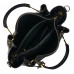 Дамска чанта естествена кожа с косъм от пони Fabiana черна/черна