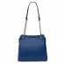 Дамска чанта от естествена кожа Paula, синя