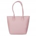 Дамска чанта от естествена кожа Thalia, розова
