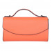 Чанта плик от естествена кожа Laura, оранжева