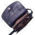  Чанта тип портмоне от естествена кожа Letizia, тъмносиня   