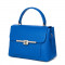 Дамска чанта от естествена кожа Sierra, синя
