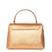 Дамска чанта от естествена кожа Sierra, бронзова
