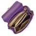 Дамска чанта от естествена кожа Sierra, лилава