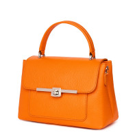 Дамска чанта от естествена кожа Sierra, оранжева