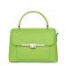 Дамска чанта от естествена кожа Sierra, светло зелена