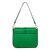 Чанта тип портмоне от естествена кожа Aretha, зелена