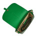 Чанта тип портмоне от естествена кожа Aretha, зелена