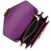 Дамска чанта от естествена кожа Catalina, лилава