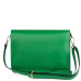 Дамска чанта от естествена кожа Catalina, зелена
