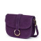 Дамска чанта Vera от естествена кожа, лилава