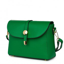 Дамска чанта от естествена кожа Laguna, зелена