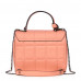 Дамска чанта Mony от естествена кожа, розова