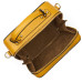 Дамска чанта от естествена кожа Caprice, жълта