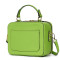 Дамска чанта от естествена кожа Caprice, светлозелена